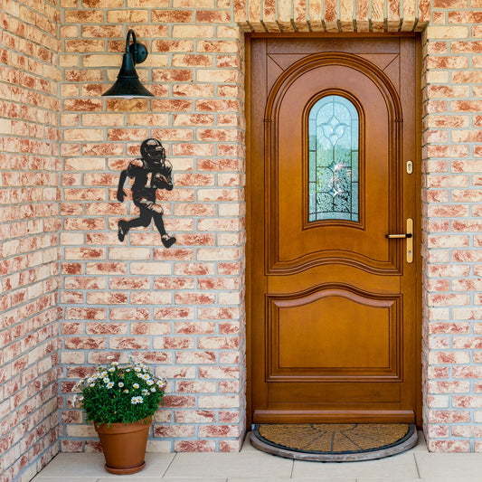 Cute and Sporty: Football in Metal Art