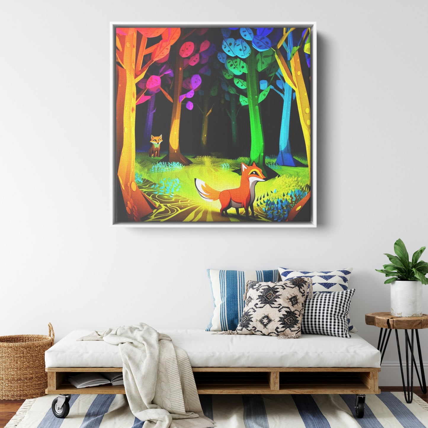 Enchanted Forest Frame Canvas Art