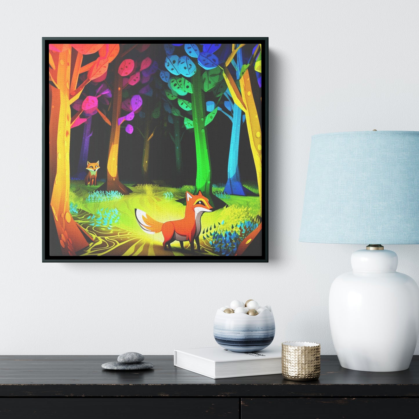 Enchanted Forest Frame Canvas Art
