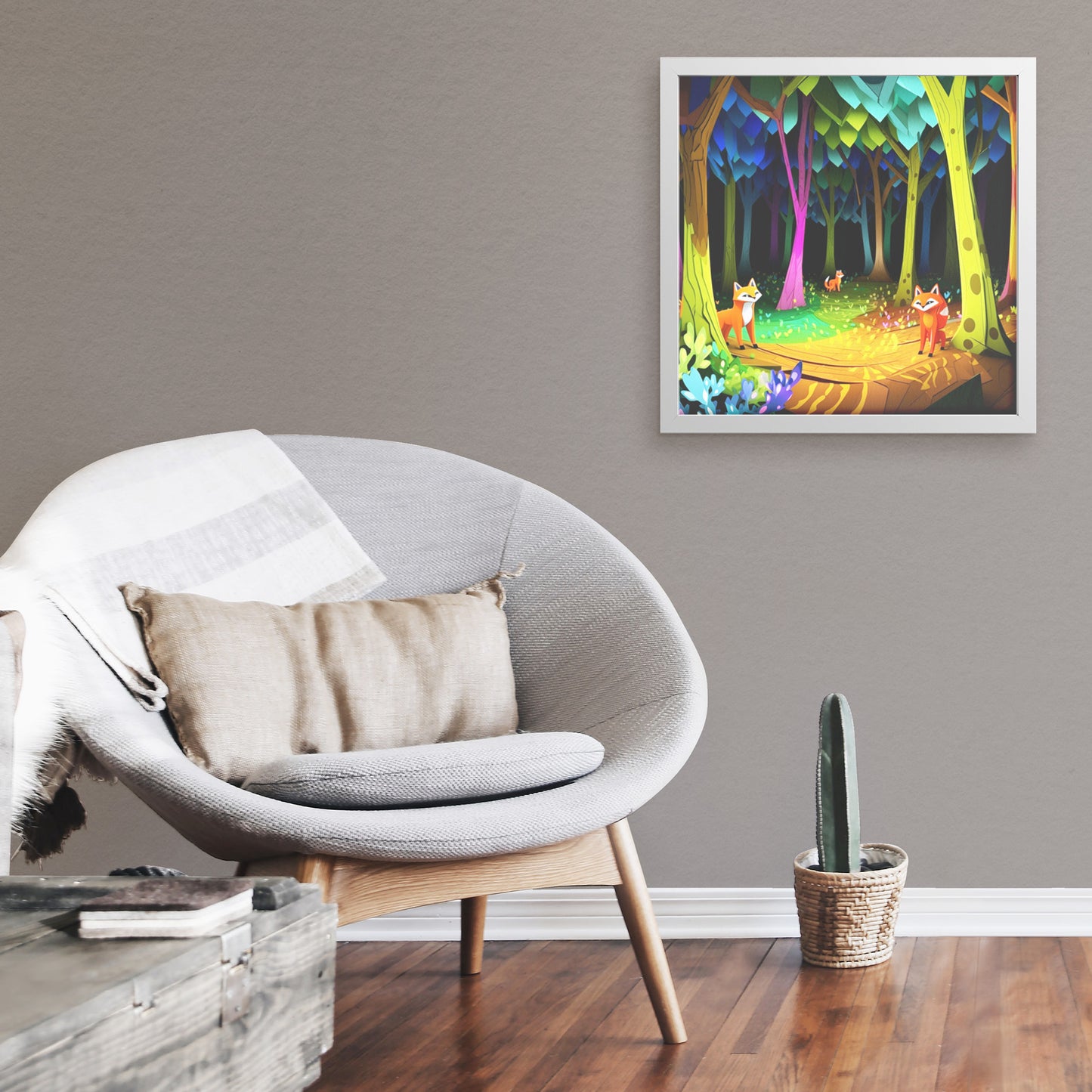 Enchanted Woods Frame Print Art