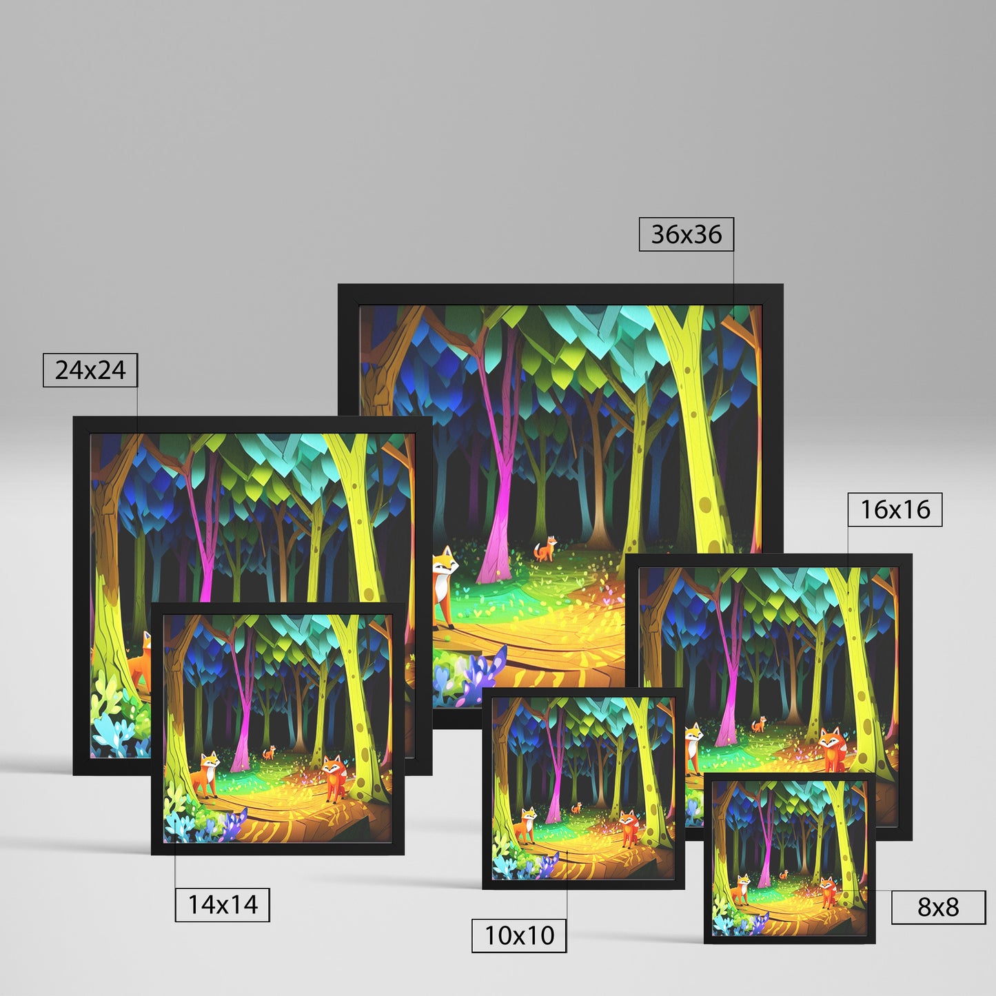 Enchanted Woods Frame Print Art