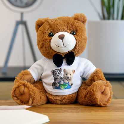 Welcome To The World - Teddy Bear with T-Shirt