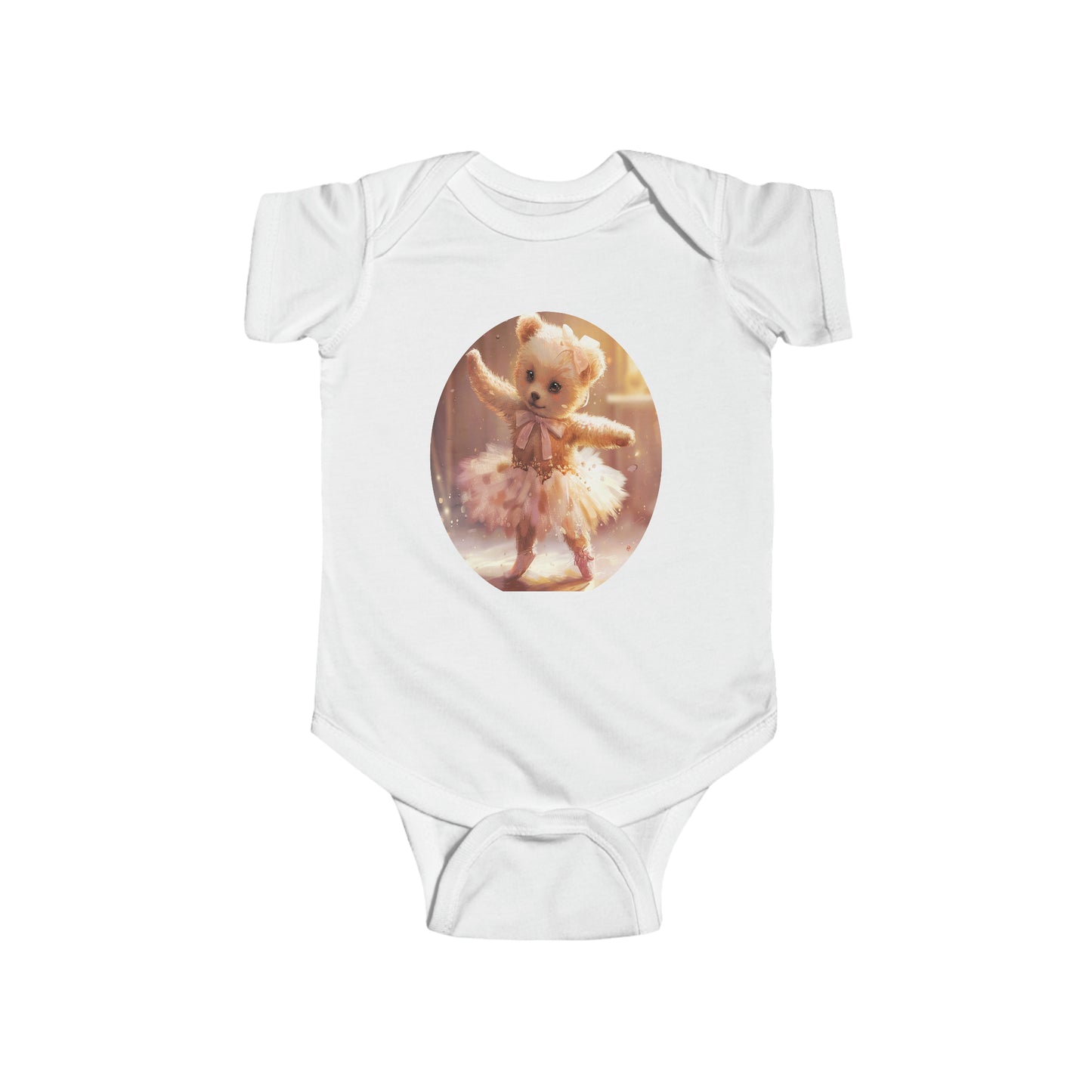 Ballerina Babe: Cute and Comfy Infant Bodysuit with Cub Graph