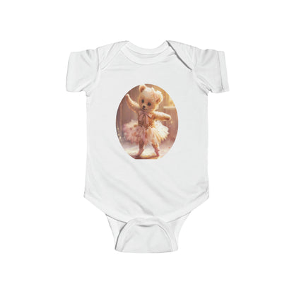 Ballerina Babe: Cute and Comfy Infant Bodysuit with Cub Graph