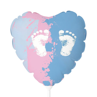 Gender Reveal Balloon (Round and Heart-shaped), 11"