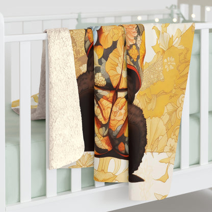 Bear Cub Sherpa Fleece Blanket