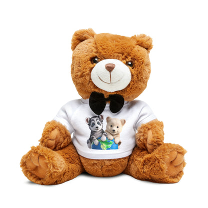 Welcome To The World - Teddy Bear with T-Shirt