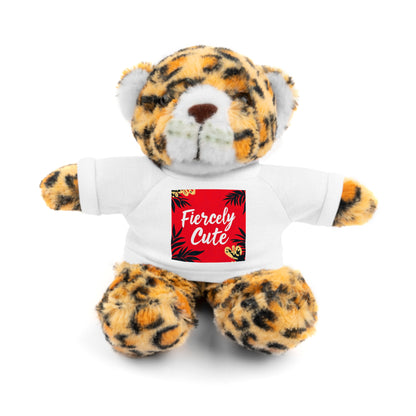 Fiercely Cute: Plush Stuffed Animals with Tee