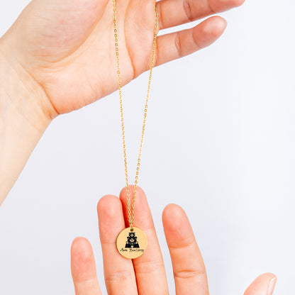 Mama Bear Energy - Coin Necklace