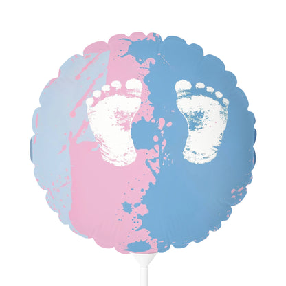 Gender Reveal Balloon (Round and Heart-shaped), 11"