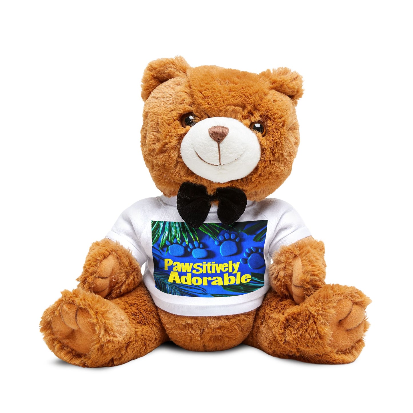 Pawsitively Adorable Teddy Bear with T-Shirt