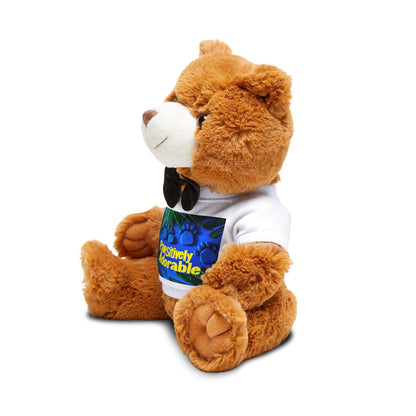 Pawsitively Adorable Teddy Bear with T-Shirt