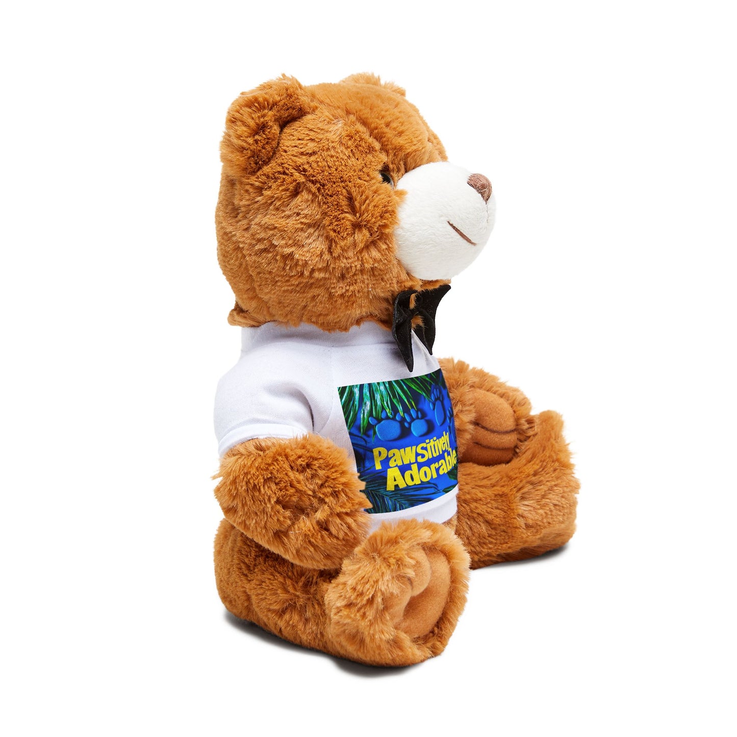 Pawsitively Adorable Teddy Bear with T-Shirt