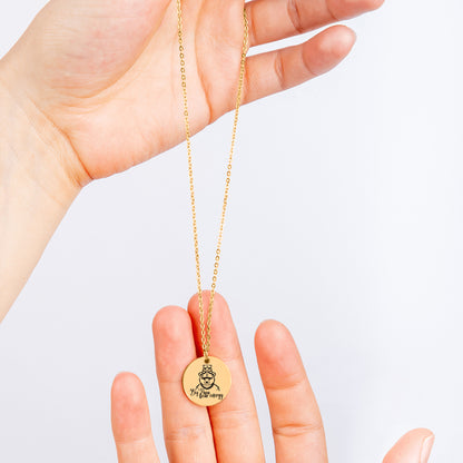 Big Papa Bear Energy - Coin Necklace