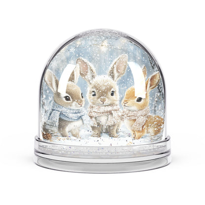 Winter Bunny Snow Globe