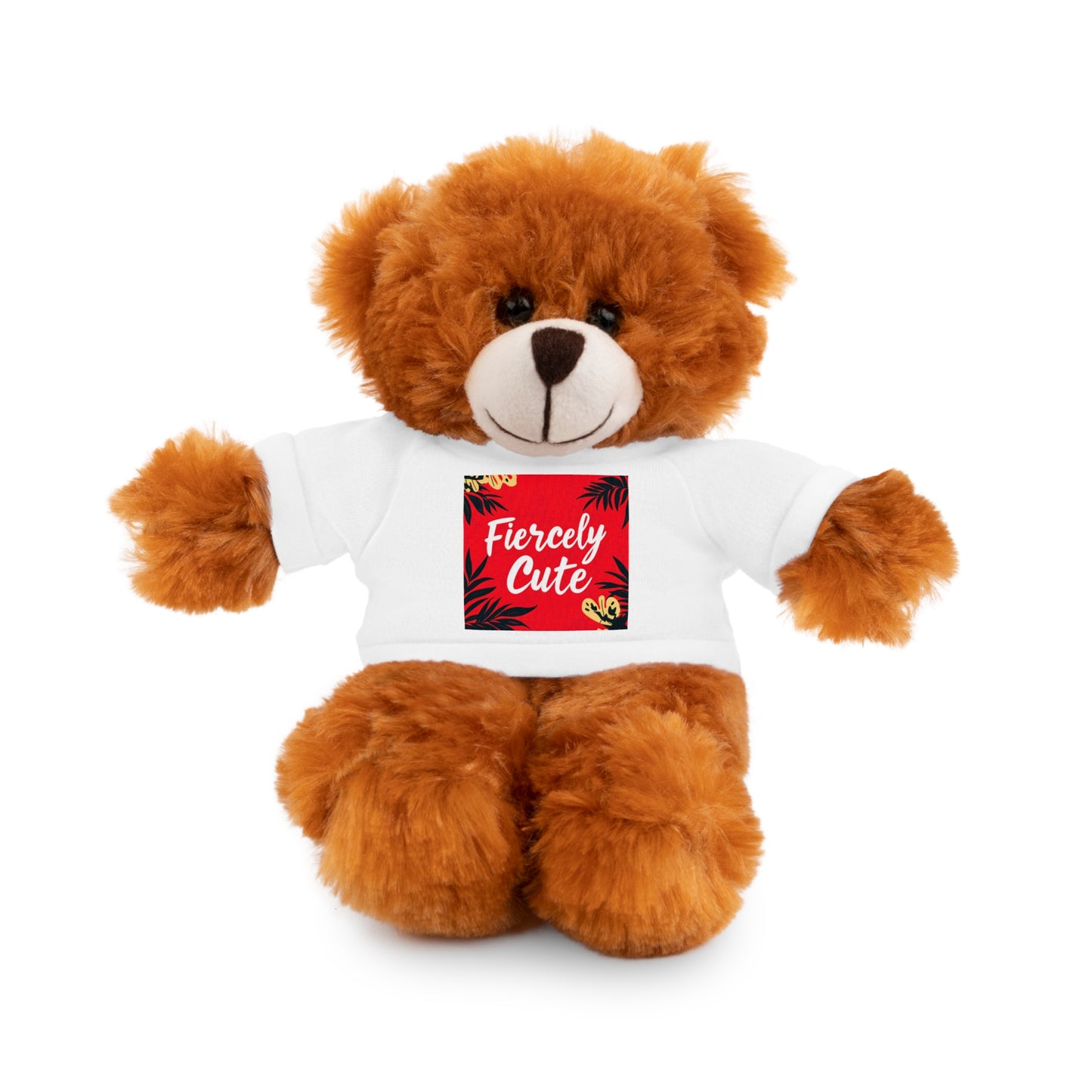 Fiercely Cute: Plush Stuffed Animals with Tee