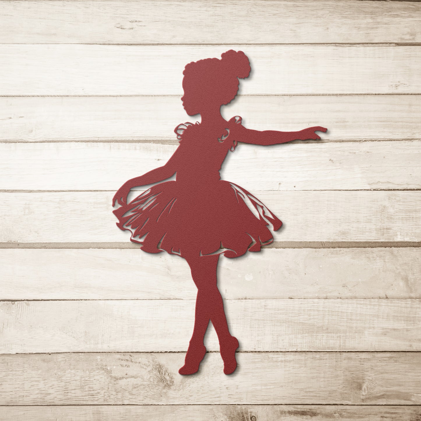 Adorable Ballerina Metal Art