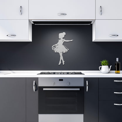 Adorable Ballerina Metal Art