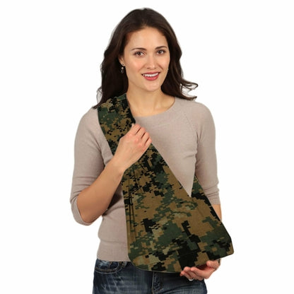 HugaMonkey Camouflage Green & Black Baby Sling