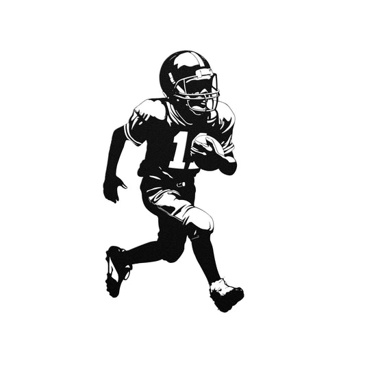 Cute and Sporty: Football in Metal Art