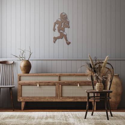 Cute and Sporty: Football in Metal Art