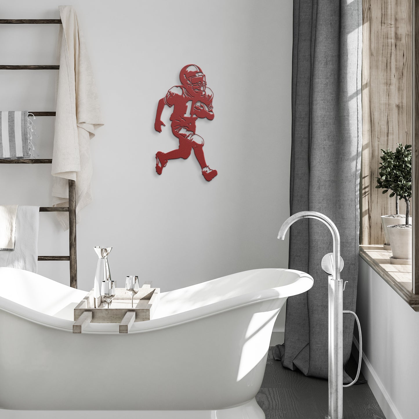 Cute and Sporty: Football in Metal Art