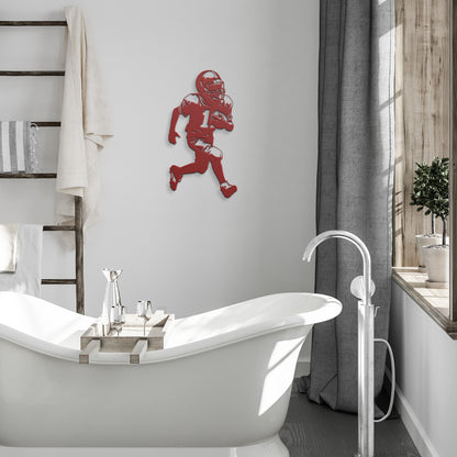 Cute and Sporty: Football in Metal Art
