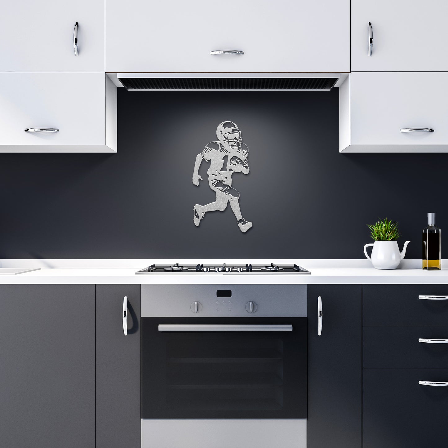 Cute and Sporty: Football in Metal Art