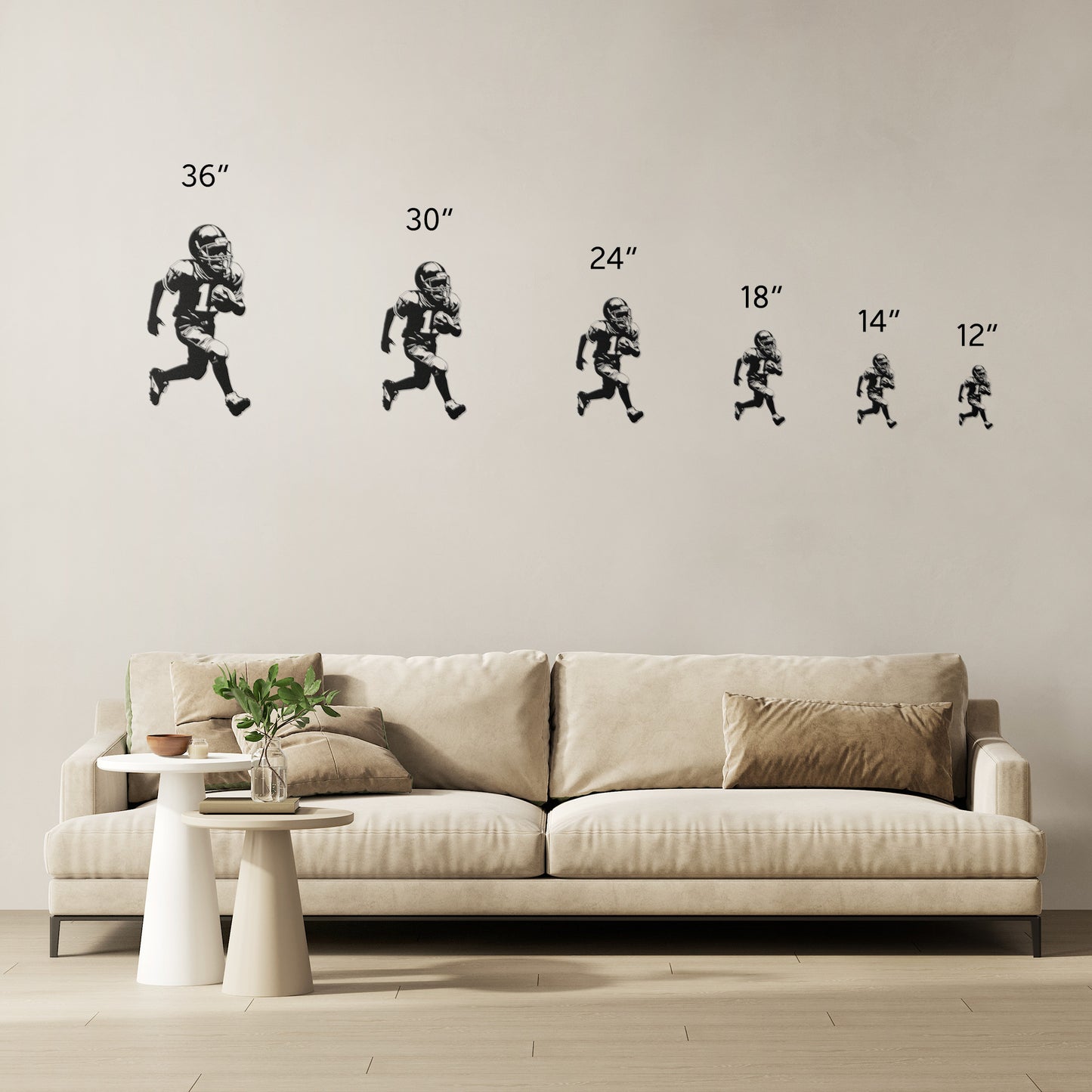 Cute and Sporty: Football in Metal Art