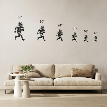Cute and Sporty: Football in Metal Art