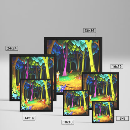 Enchanted Woods Frame Print Art