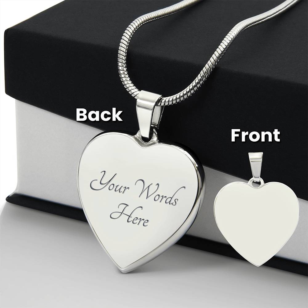 Forever in My Heart: Engraved Necklace for Mothers & Mothers-to-Be