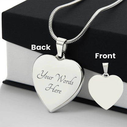 Forever in My Heart: Engraved Necklace for Mothers & Mothers-to-Be