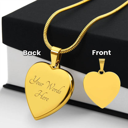 Forever in My Heart: Engraved Necklace for Mothers & Mothers-to-Be