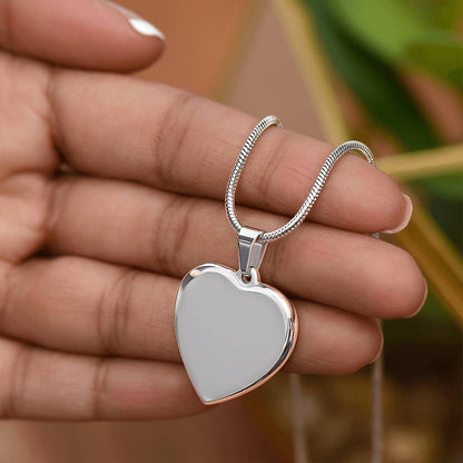 Forever in My Heart: Engraved Necklace for Mothers & Mothers-to-Be