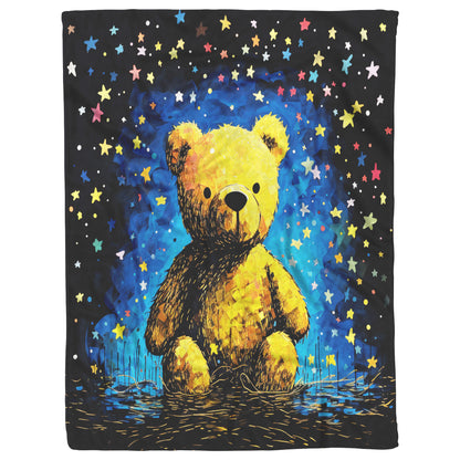 Teddy Bear Dreams Fleece/Sherpa Blanket