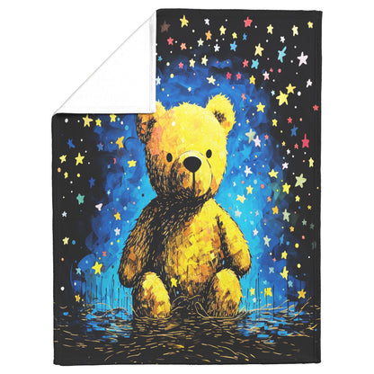 Teddy Bear Dreams Fleece/Sherpa Blanket