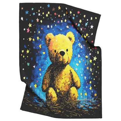 Teddy Bear Dreams Fleece/Sherpa Blanket