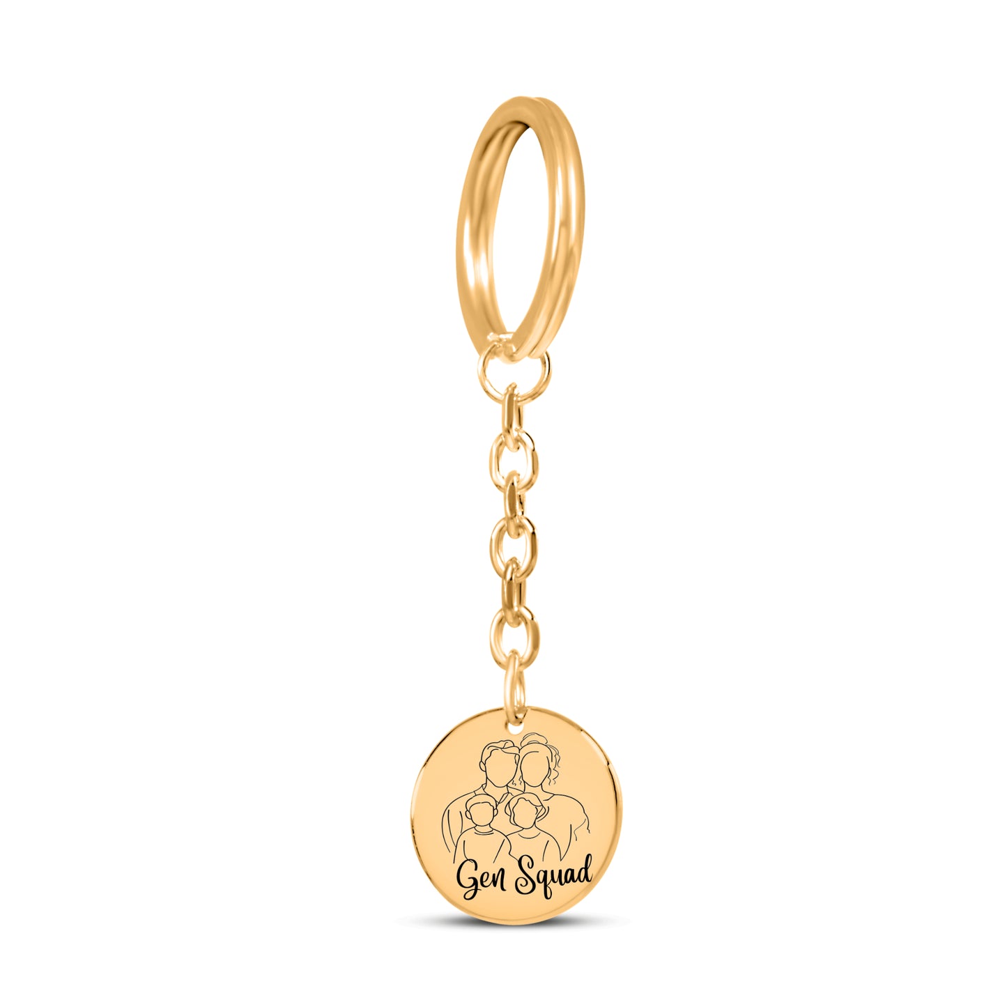 Gen Squad Option B - Coin Keychain