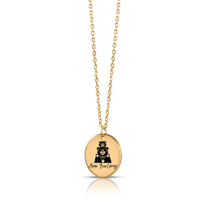 Mama Bear Energy - Coin Necklace