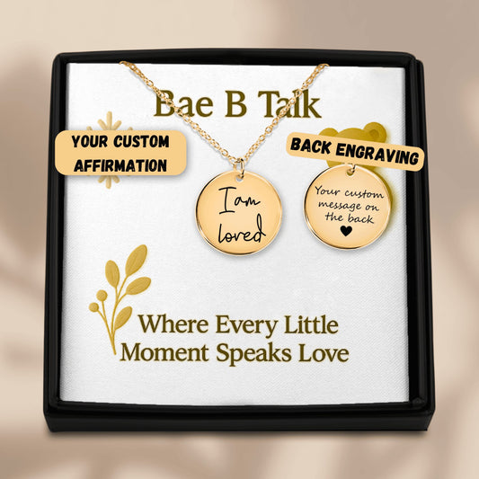 Affirmations Coin Necklace