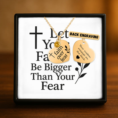 Heart Necklace with Birthstone