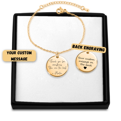 Personalized Message Bracelet