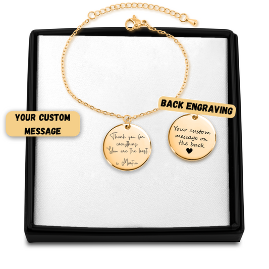 Personalized Message Bracelet