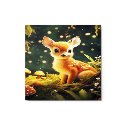 Fawn Metal print