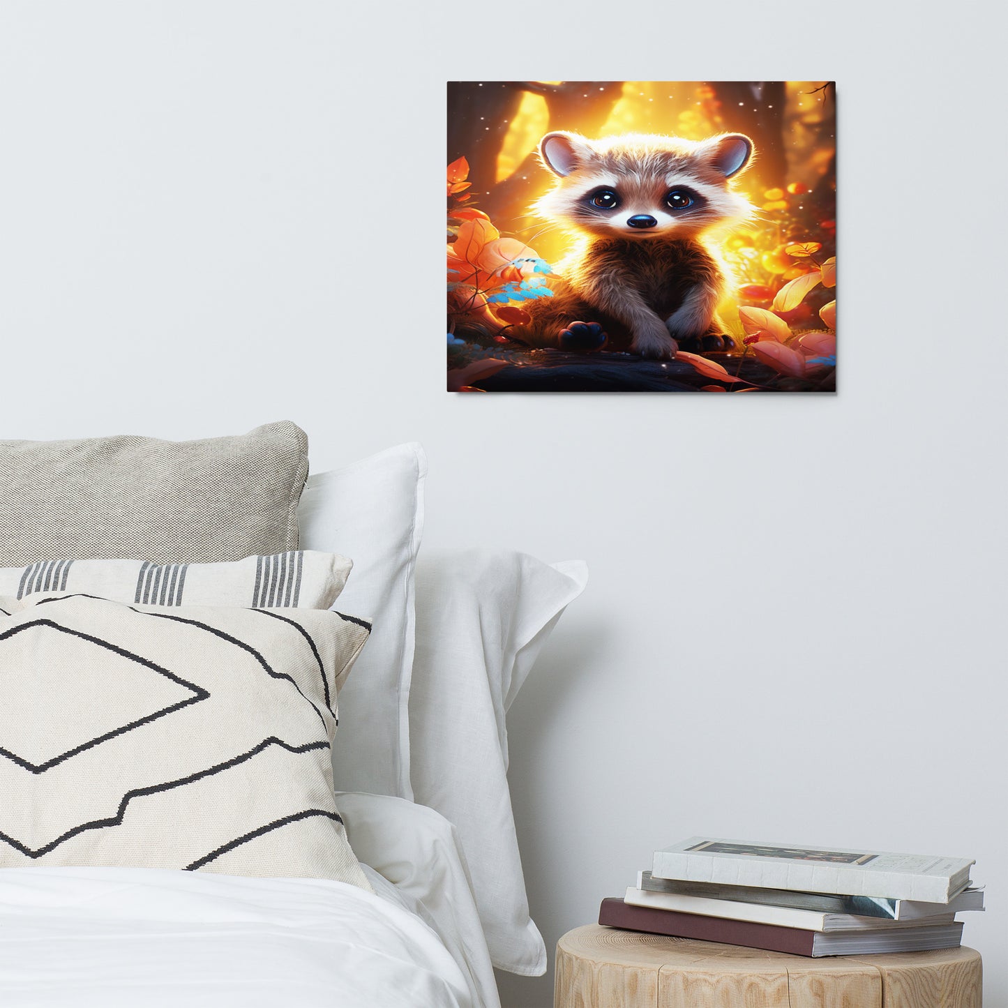 Raccoon Metal Print