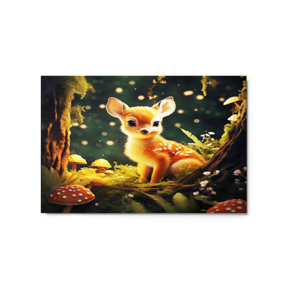 Fawn Metal print