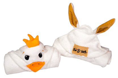 Hypoallergenic Duckling Bamboo Towel & Mitten Set | Gentle on Skin